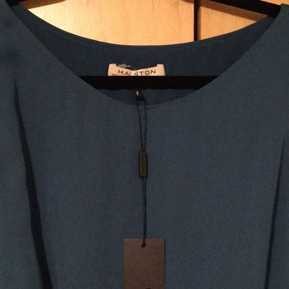 HALSTON HERITAGE draped side detail dress - Picture 5 of 8